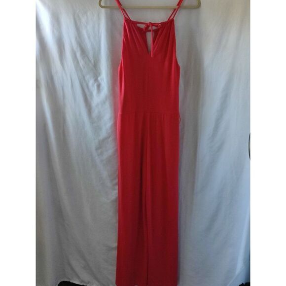 Ralph Lauren Strappy Maxi Dress Cropped Sleeveless Red Womens Size Small - Picture 4 of 15